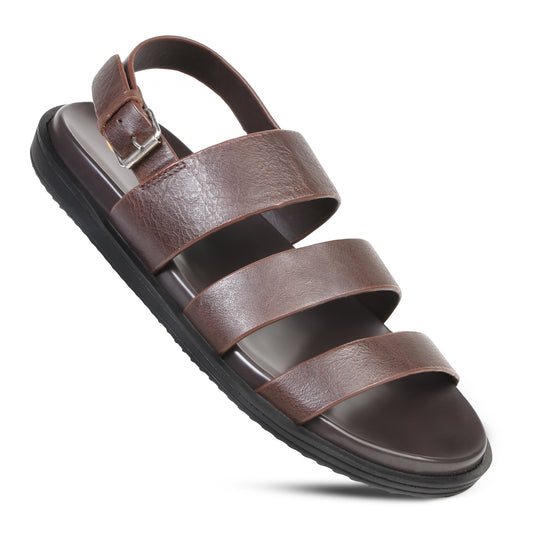 AEROTHOTIC Jethro Comfortable Straps Open Toe Slingback Sandals for Men – Original Thailand Imported – M2385