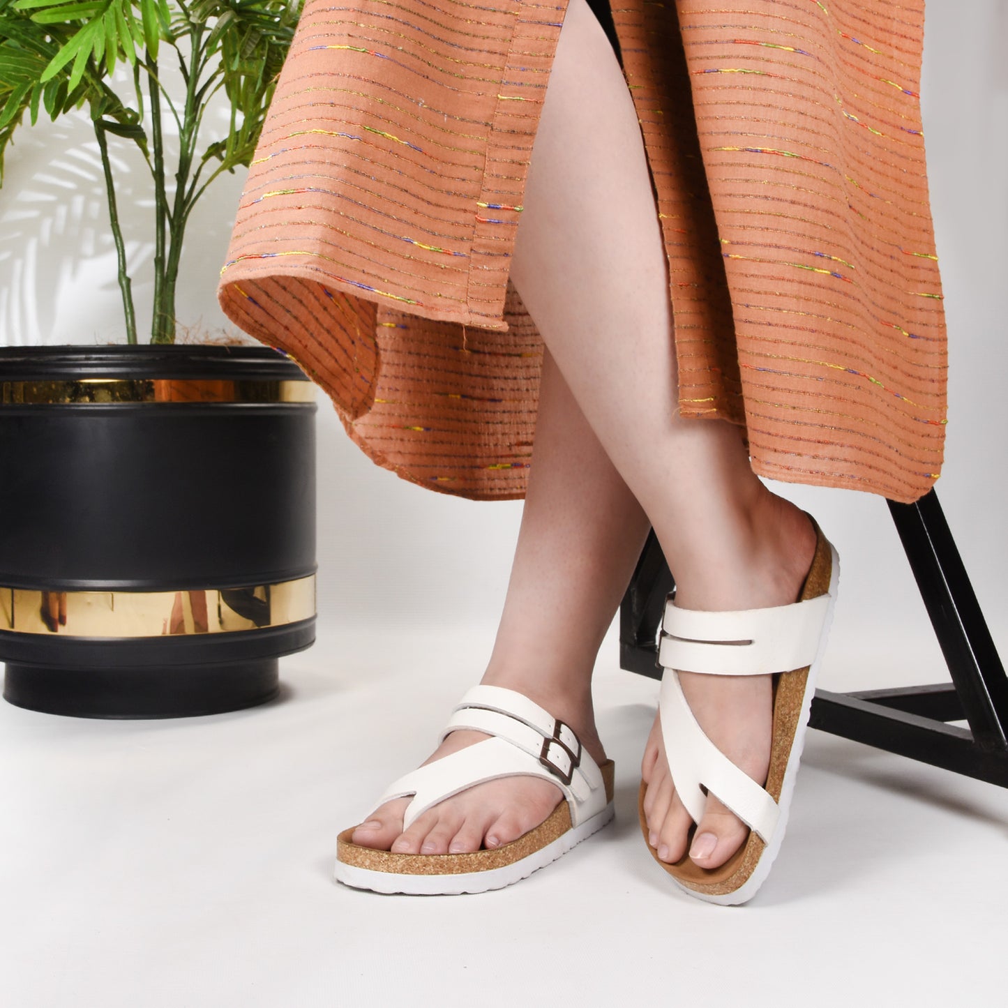 Aerothotic Kaizen Split Toe Comfortable Womens Slides - PU1112