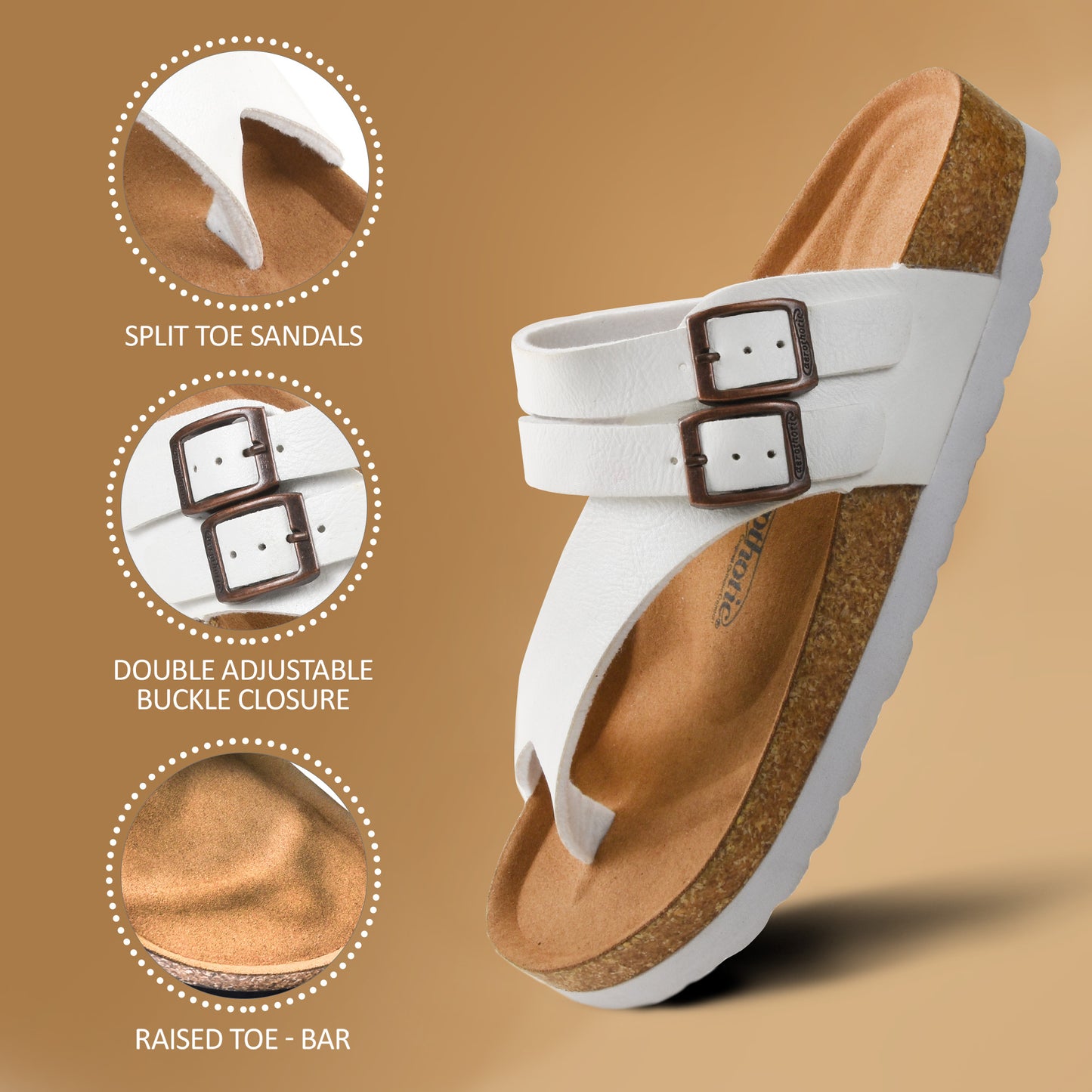 Aerothotic Kaizen Split Toe Comfortable Womens Slides - PU1112