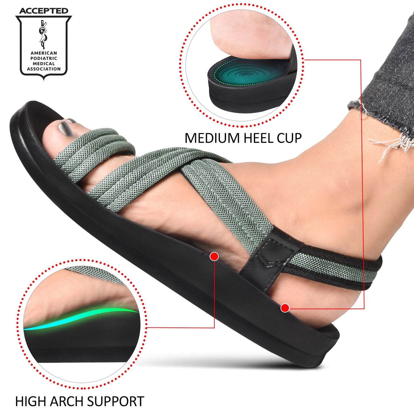 AEROTHOTIC Hadal Slingback Sandals - Original Thailand Imported - L0617