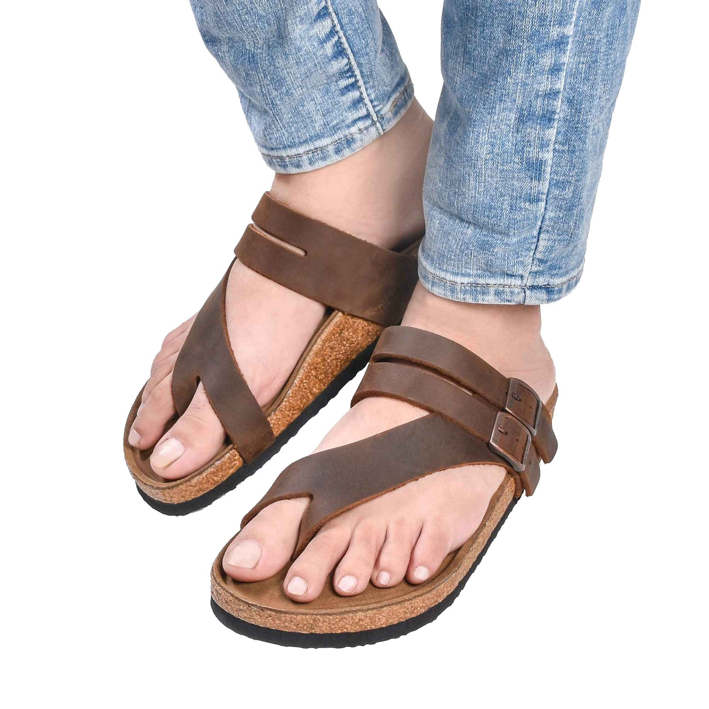AEROTHOTIC - Atlas Leather Open Toe Women Sandals - LC1408