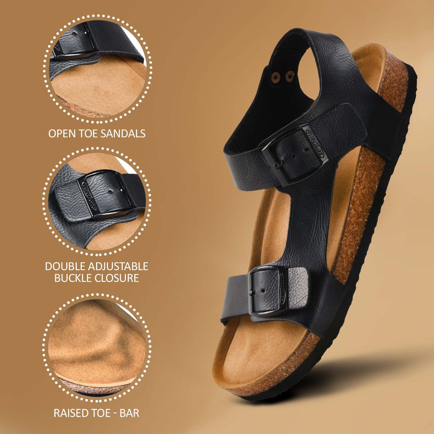 Aerothotic - Amulet Unisex  Slingback Sandals - PU1106