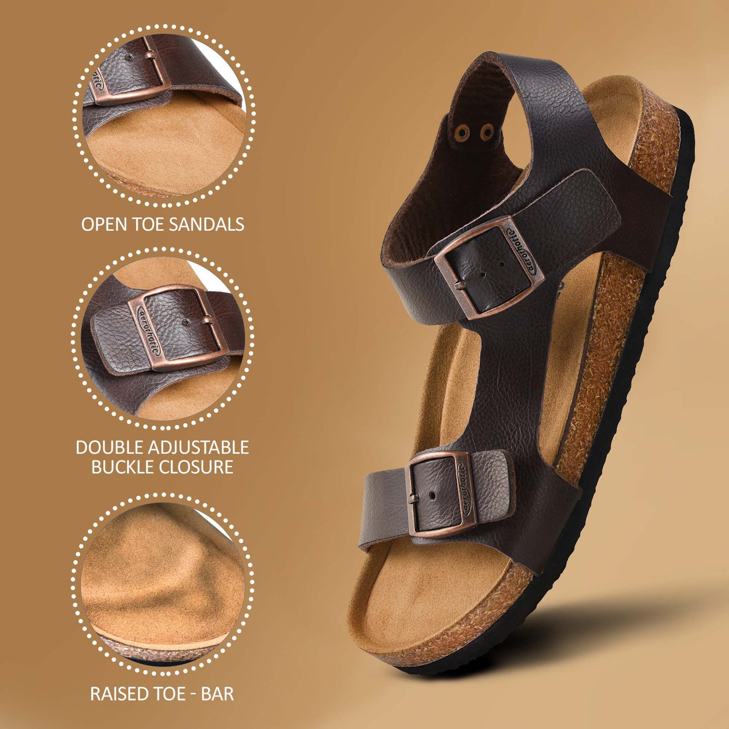 Aerothotic - Amulet Unisex  Slingback Sandals - PU1106