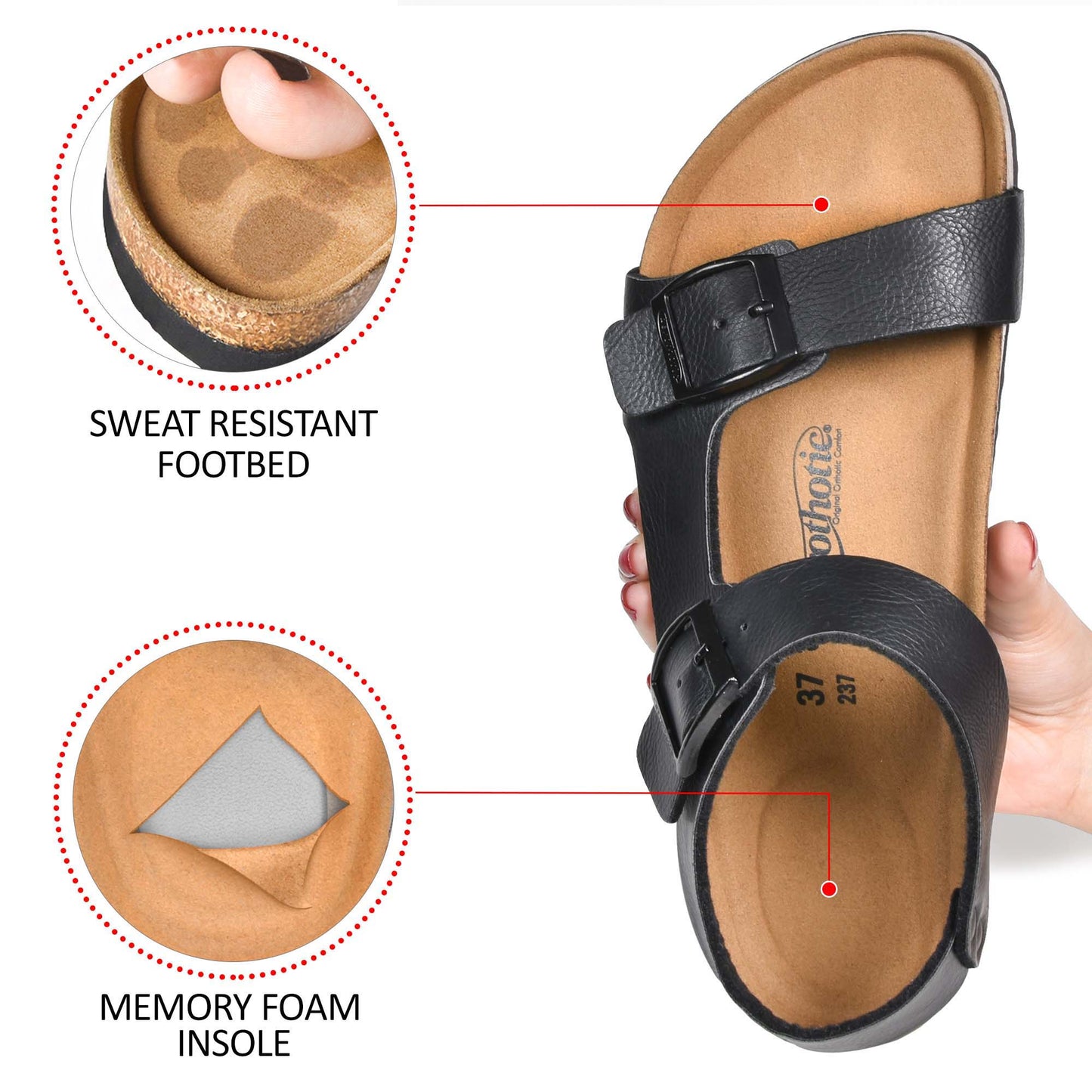 Aerothotic - Amulet Unisex  Slingback Sandals - PU1106