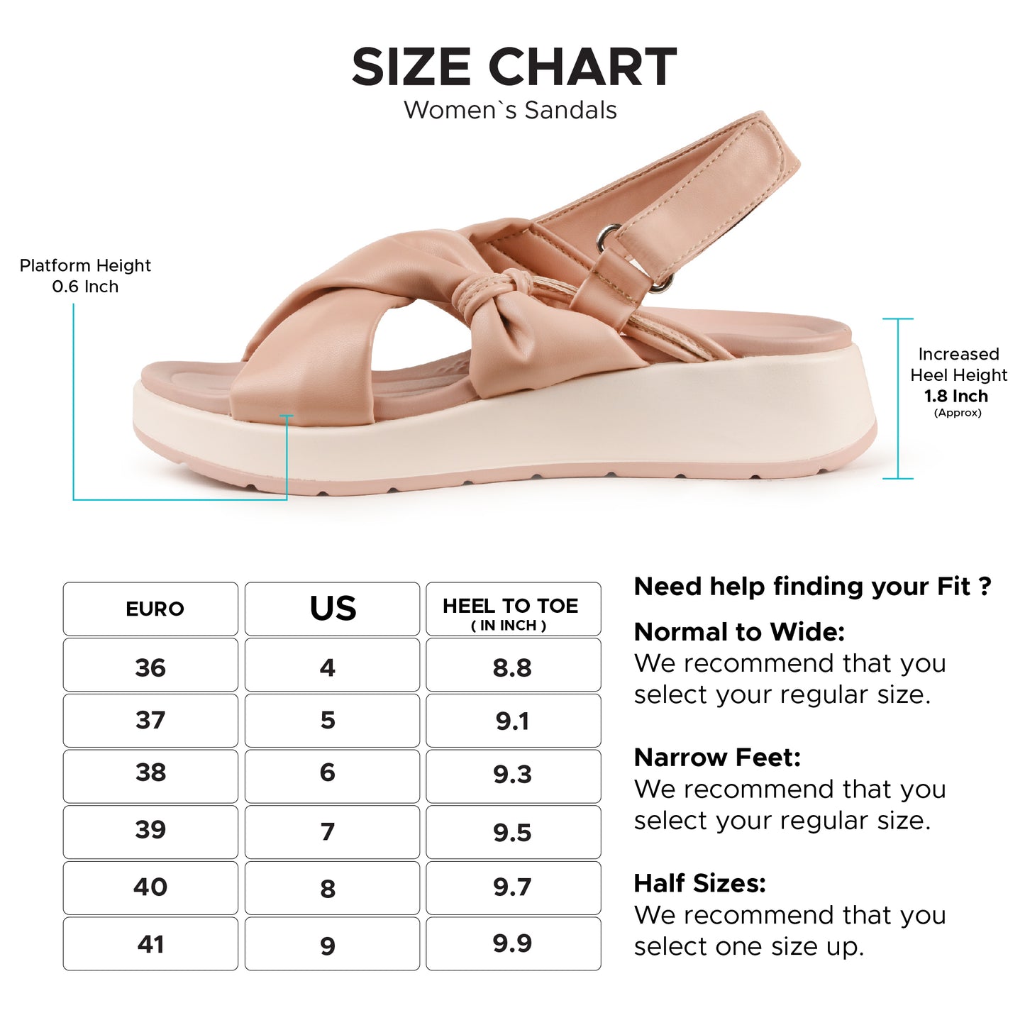 Aerothotic Sculpted Strap Sandal for Women - P5001