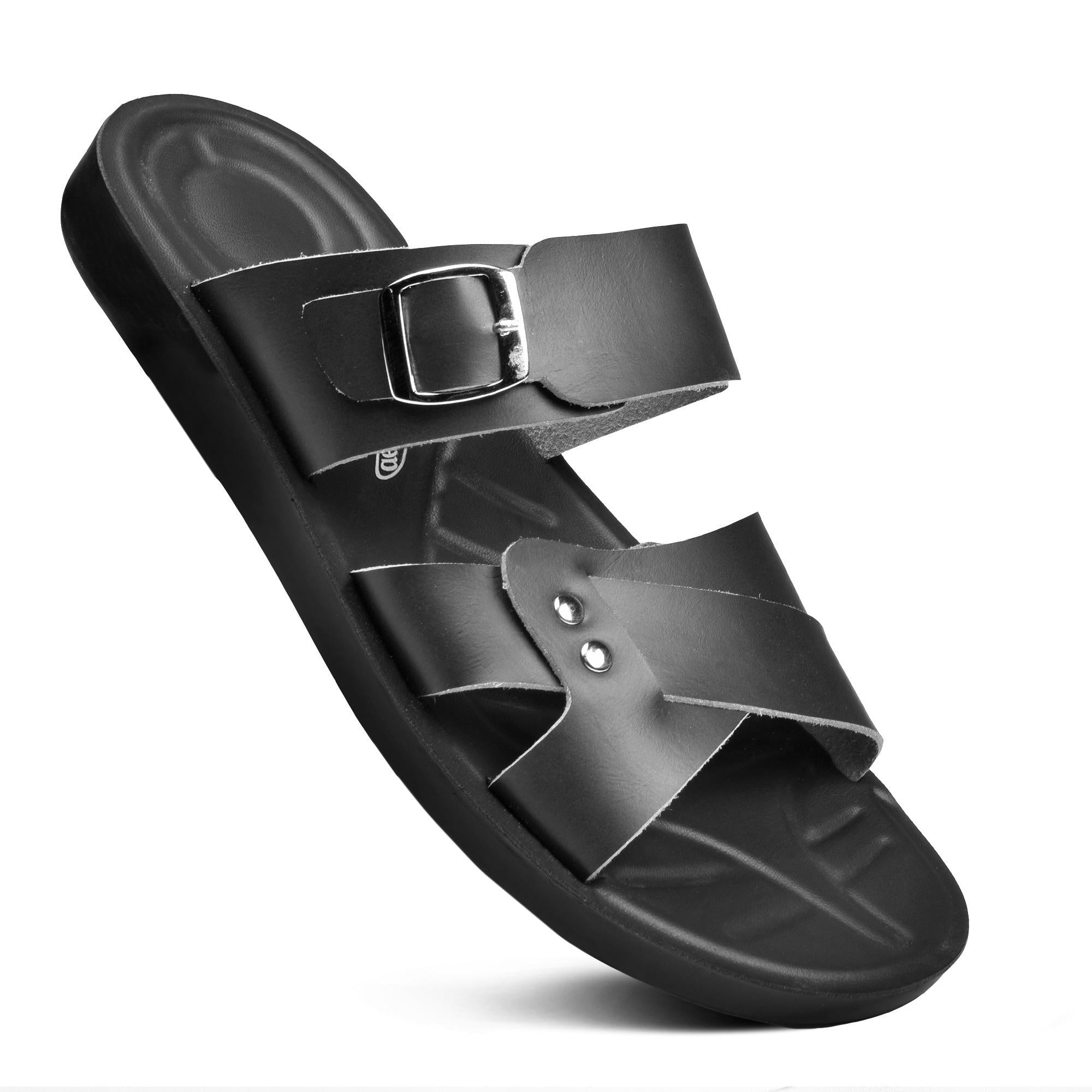 Vitex Men's Fashion Arch Support Slide Sandals Original Thailand