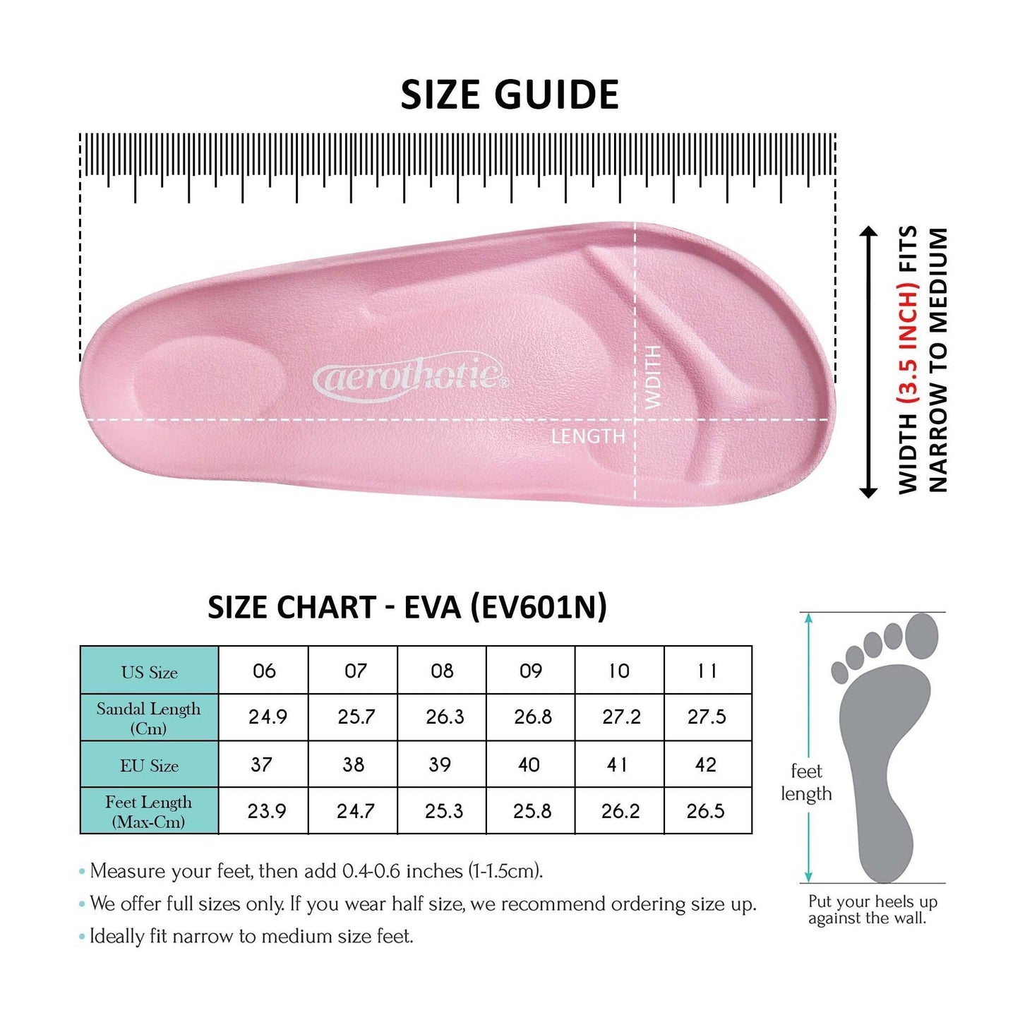 Aerothotic - Arcus Women’s Comfort EVA Beach Slide Sandals-Footwear - Aerothotic: Original Orthotic Comfort Sandals