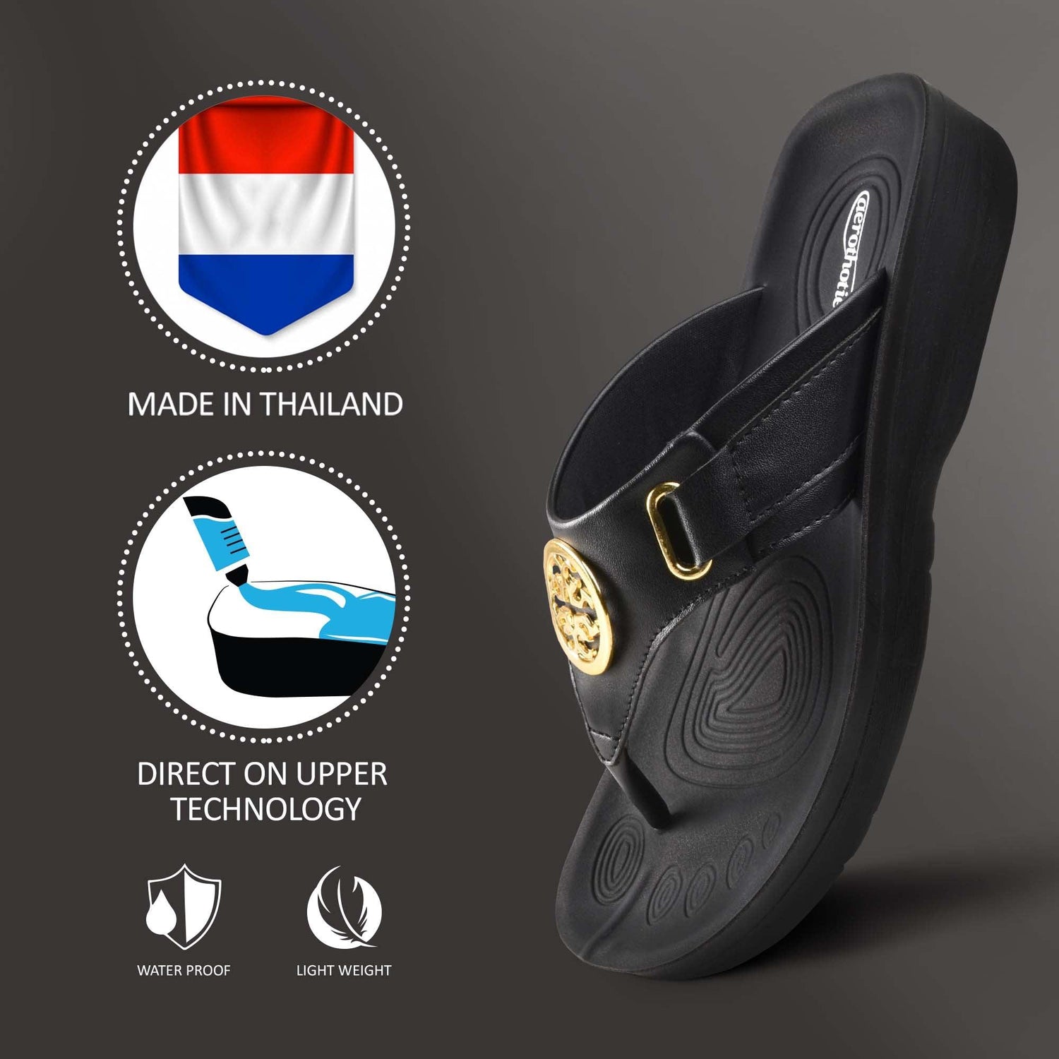 AEROTHOTIC Hazel Women Thong Sandals - Original Thailand Imported - L0341