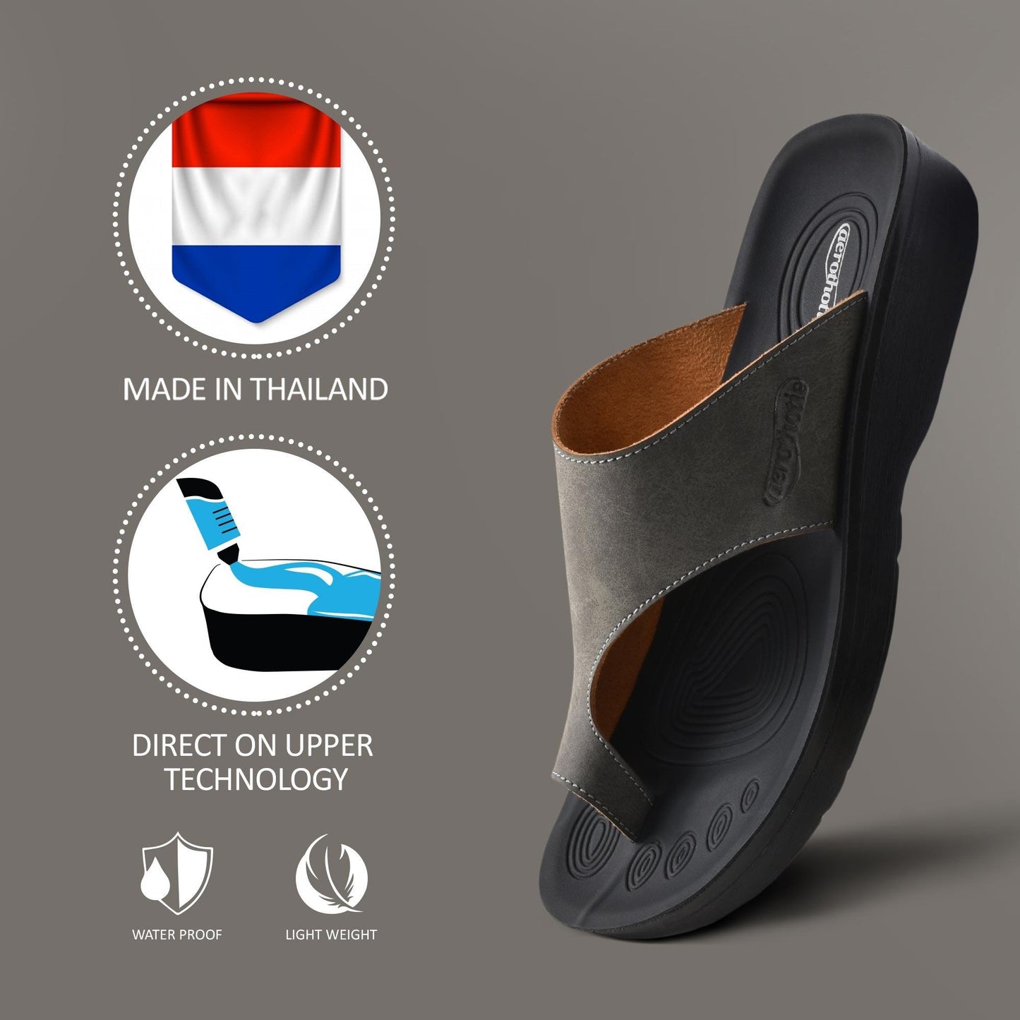 AEROTHOTIC Regan Comfortable Split Toe Womens Sandals - Original Thailand Imported - L0344