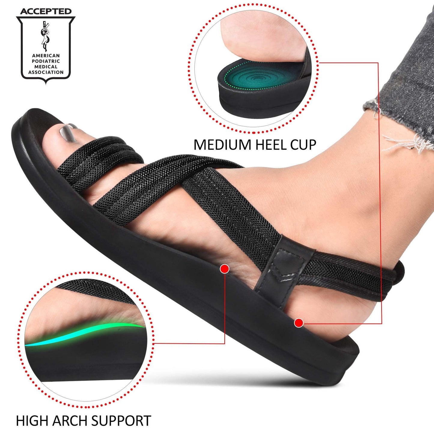 AEROTHOTIC Hadal Slingback Sandals - Original Thailand Imported - L0617