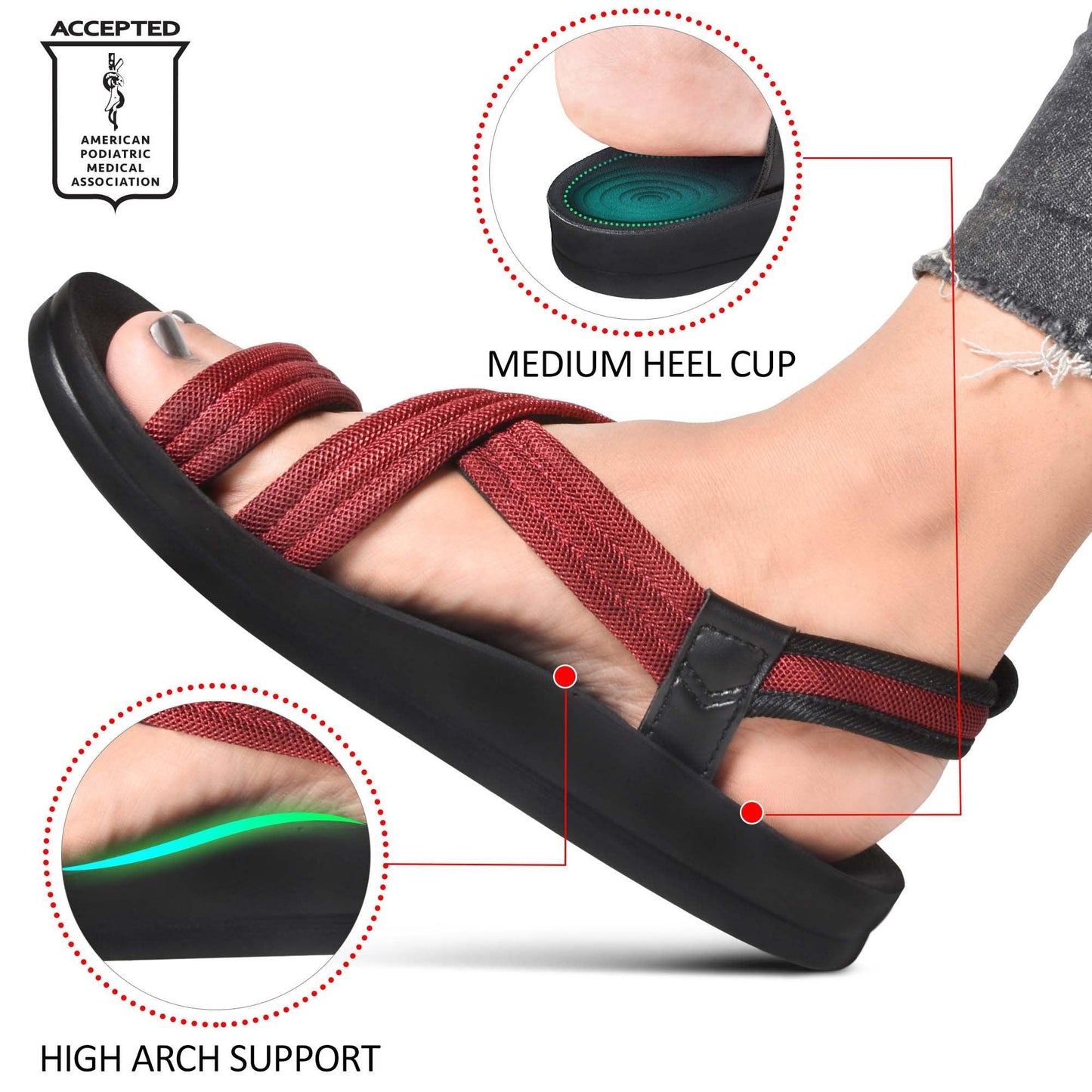 AEROTHOTIC Hadal Slingback Sandals - Original Thailand Imported - L0617
