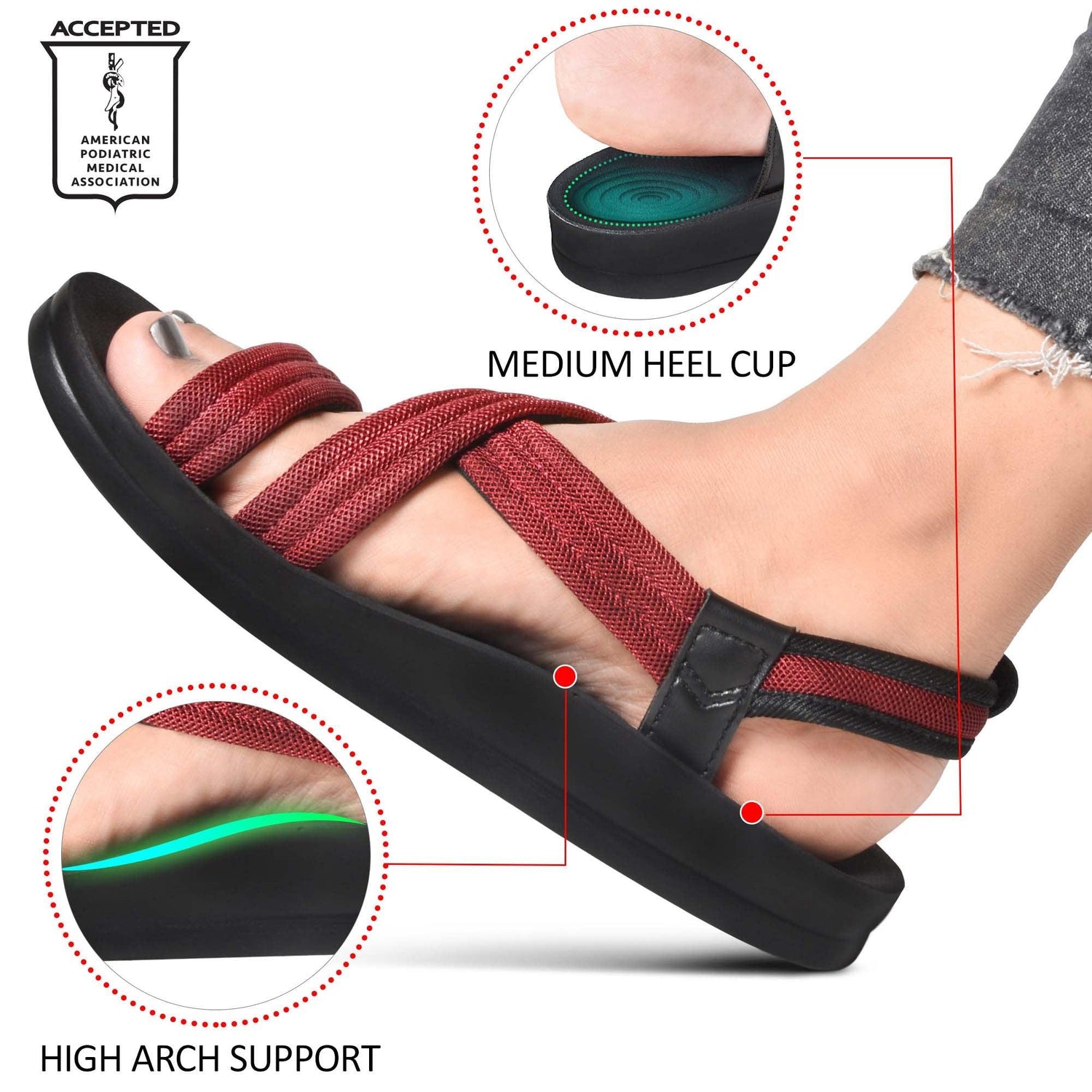 AEROTHOTIC Hadal Slingback Sandals - Original Thailand Imported - L0617