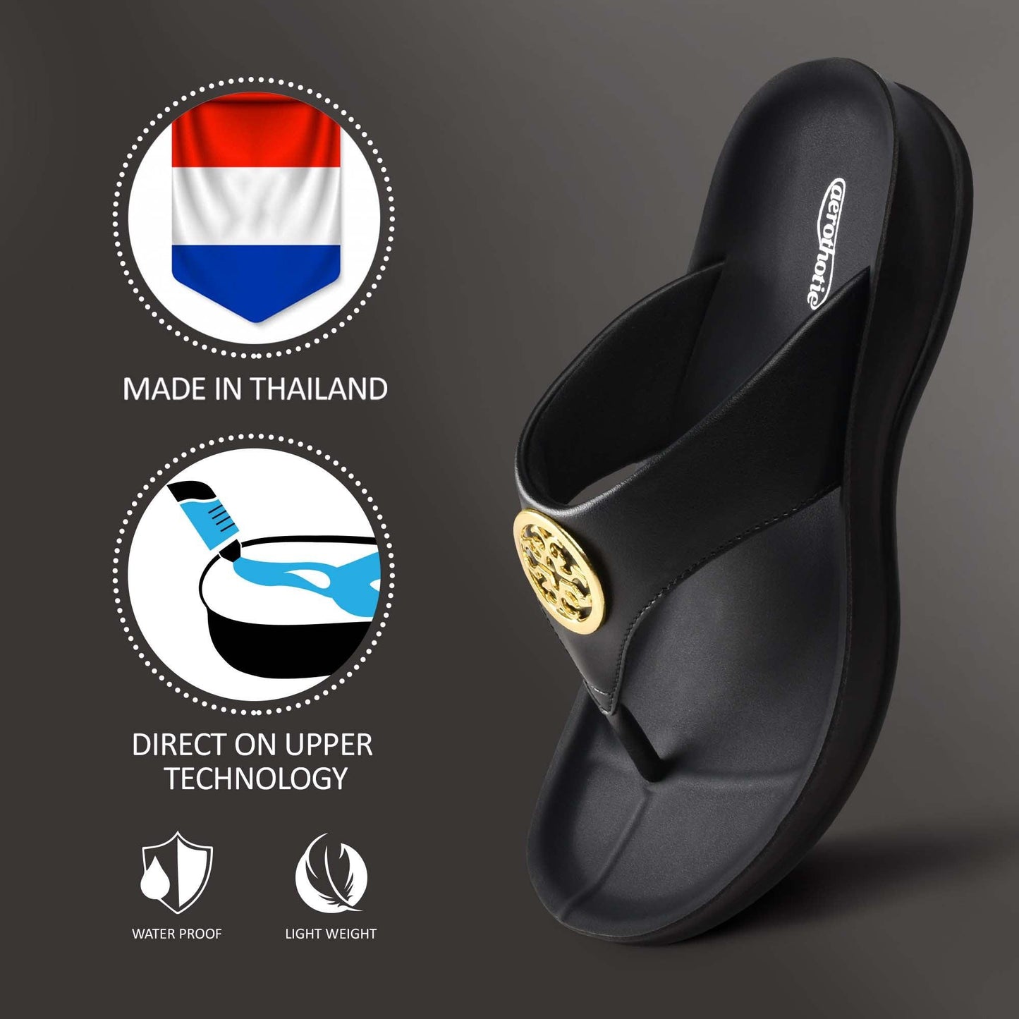 AEROTHOTIC Othila Comfortable Womens Thong Sandals - Original Thailand Imported - L1503