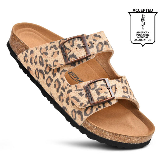 Aerothotic - Ellys Arch Supportive Adjustable Unisex Strap Slides - PU1110