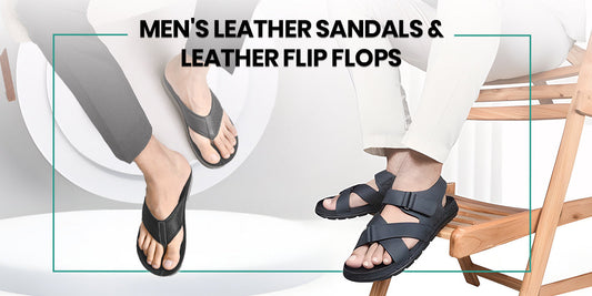 Men's Leather Sandals & Leather Flip Flops