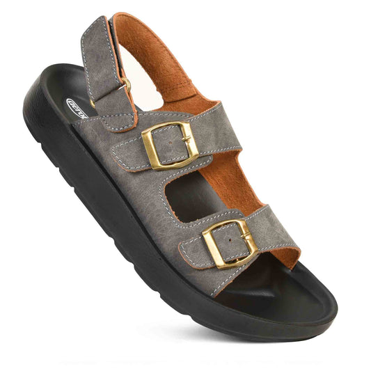 AEROTHOTIC Rafe Men’s Dual Adjustable Pin Buckle Strap Comfort Sandals - Original Thailand Imported - M1804