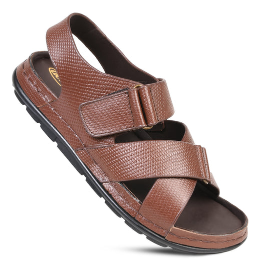 AEROTHOTIC Avior Men's Fashion Leather Backstrap Outdoor Sandals – M2954