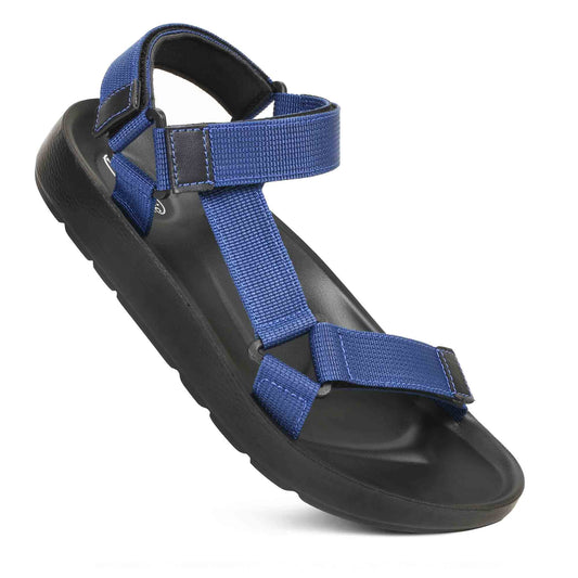 AEROTHOTIC Ozias Menâs Adjustable Velcro Strap Open Toe Sandals - Original Thailand Imported â M1801