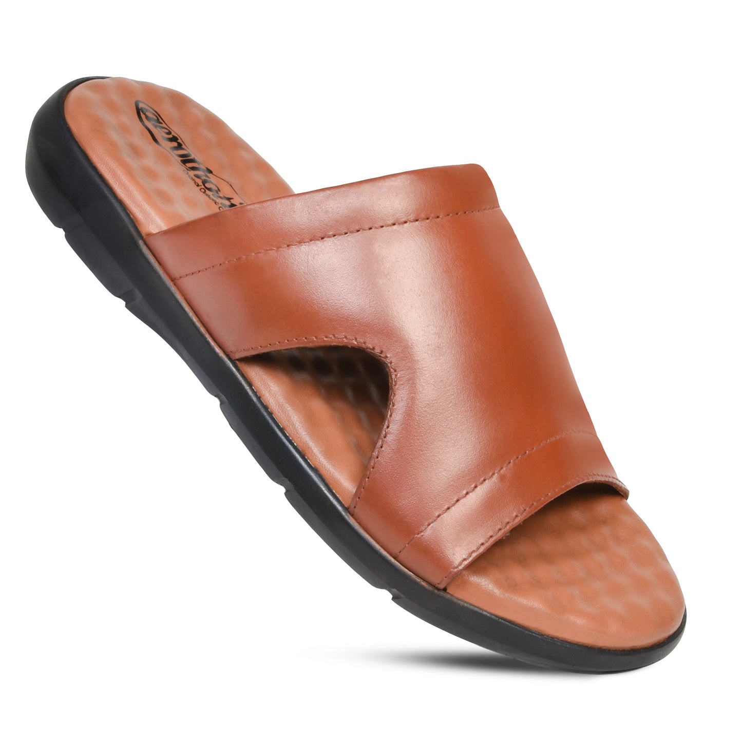 AEROTHOTIC Terrance Men's Cushion Comfort Original Leather Slide Sandals– Original Thailand Imported – M2206