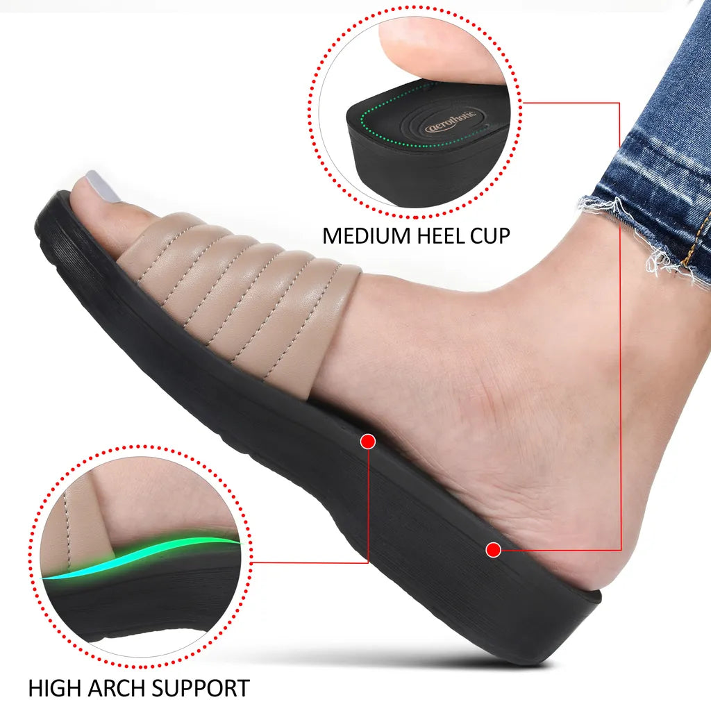 AEROTHOTIC Maeve Arch Support Slide Sandals for Women  - Original Thailand Imported - L0353