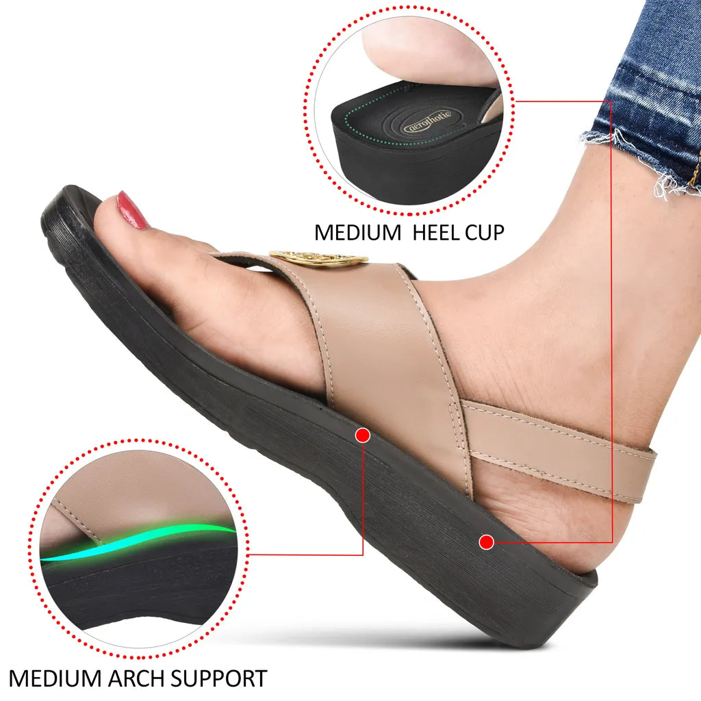 AEROTHOTIC Cait Casual Fashion Slingback Sandals for Women - Original Thailand Imported - L0363