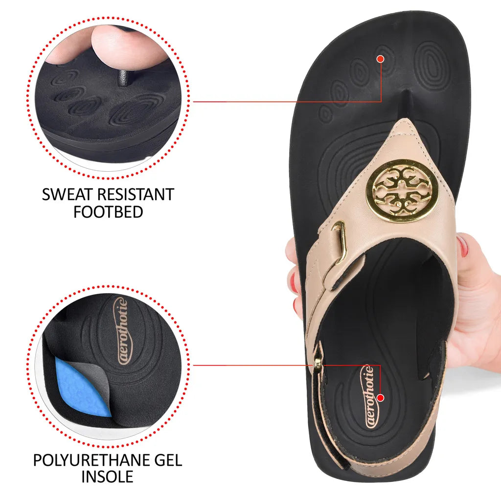 AEROTHOTIC Cait Casual Fashion Slingback Sandals for Women - Original Thailand Imported - L0363