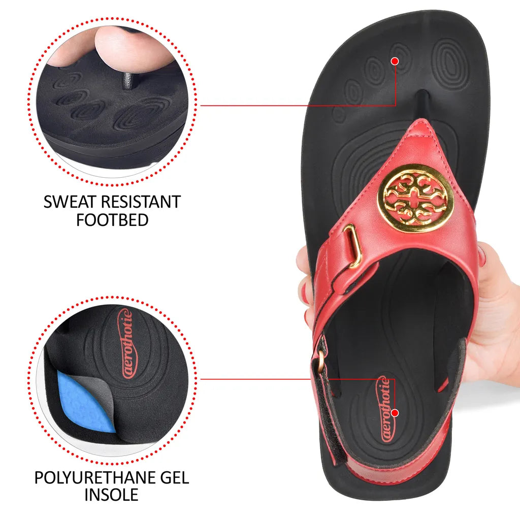 AEROTHOTIC Cait Casual Fashion Slingback Sandals for Women - Original Thailand Imported - L0363