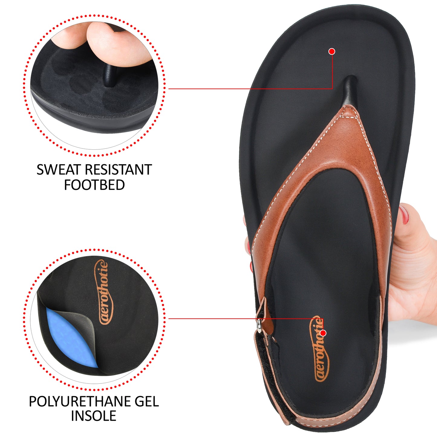 Aerothotic Aura Women's Comfortable Slingback Sandals - L1305