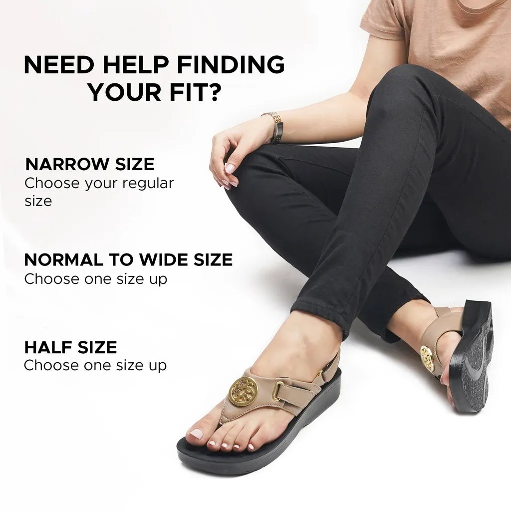 AEROTHOTIC Cait Casual Fashion Slingback Sandals for Women - Original Thailand Imported - L0363