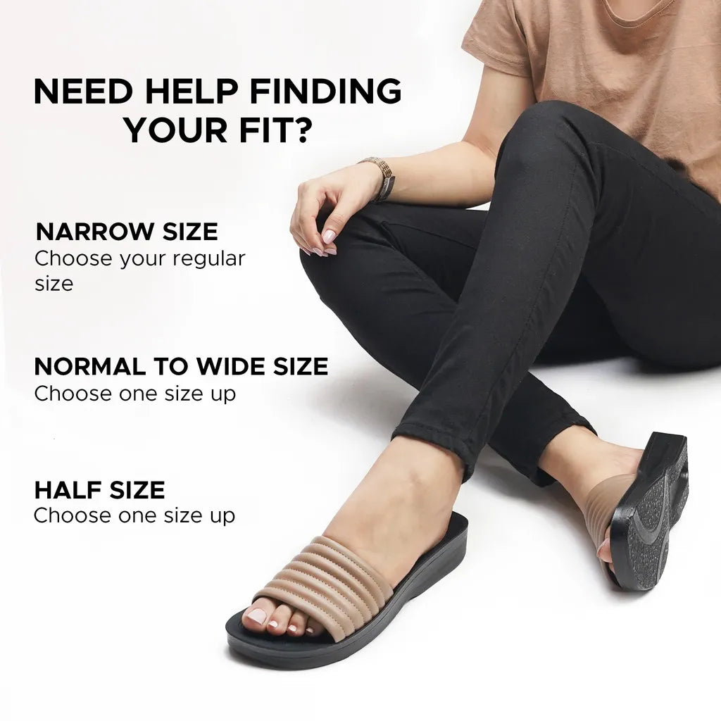 AEROTHOTIC Maeve Arch Support Slide Sandals for Women  - Original Thailand Imported - L0353