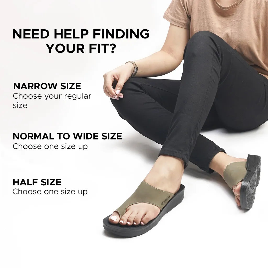 AEROTHOTIC Regan Comfortable Split Toe Womens Sandals - Original Thailand Imported - L0344