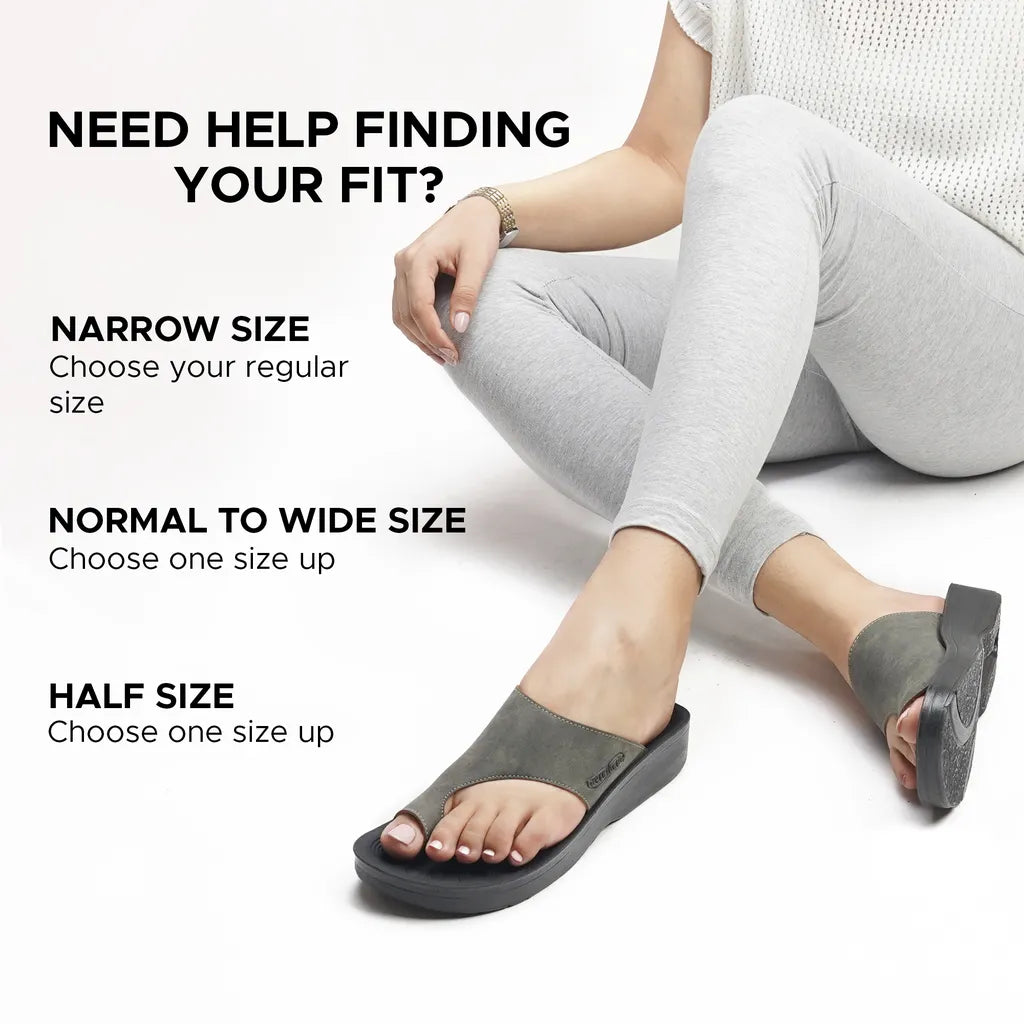 AEROTHOTIC Regan Comfortable Split Toe Womens Sandals - Original Thailand Imported - L0344