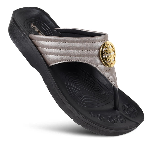AEROTHOTIC Idelle Women’s Walking Summer Thong Sandals - Original Thailand Imported - L0360