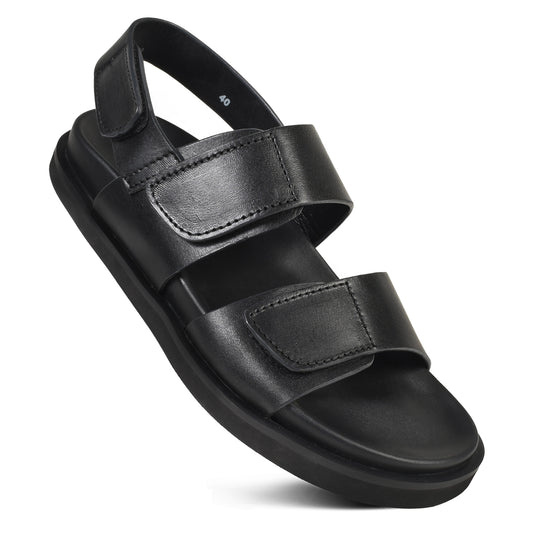 Aerothotic Elwood Leather Adjustable Strap Sandals -PM2291