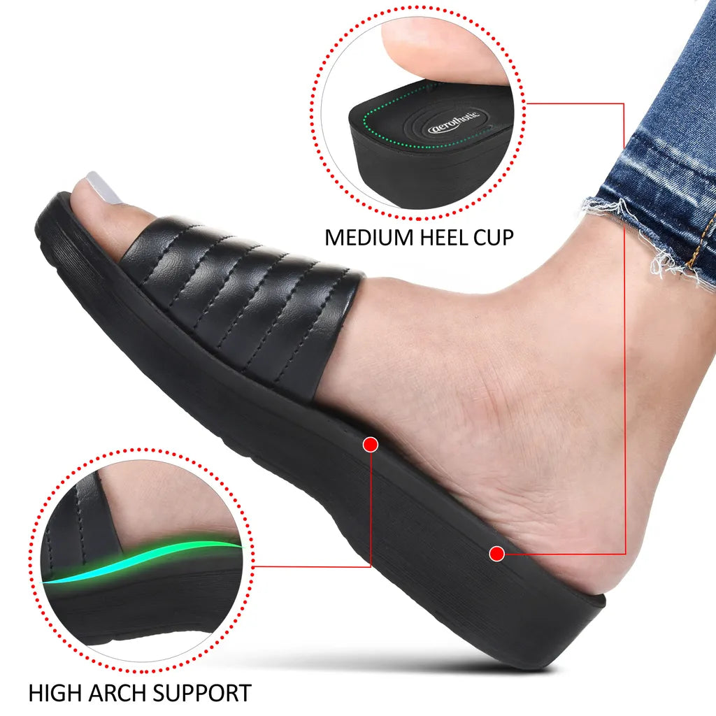 AEROTHOTIC Maeve Arch Support Slide Sandals for Women  - Original Thailand Imported - L0353
