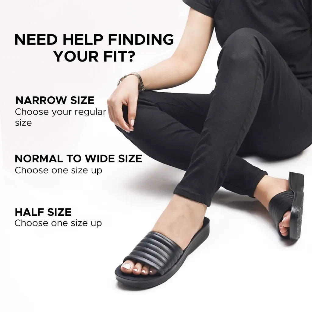 AEROTHOTIC Maeve Arch Support Slide Sandals for Women  - Original Thailand Imported - L0353