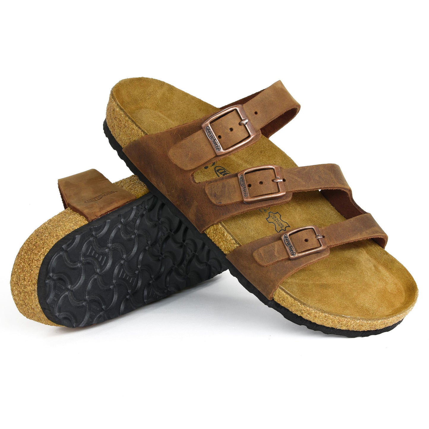 AEROTHOTIC - Maiden Tri – Strap Leather Sandals for Women - LC1401