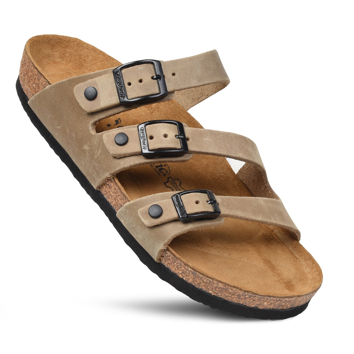 AEROTHOTIC - Maiden Tri – Strap Leather Sandals for Women - LC1401