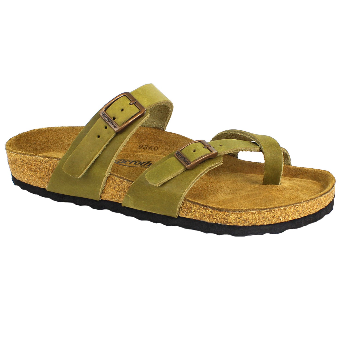 AEROTHOTIC - Minerva Criss – Cross Strap Women Leather Sandals - LC1405