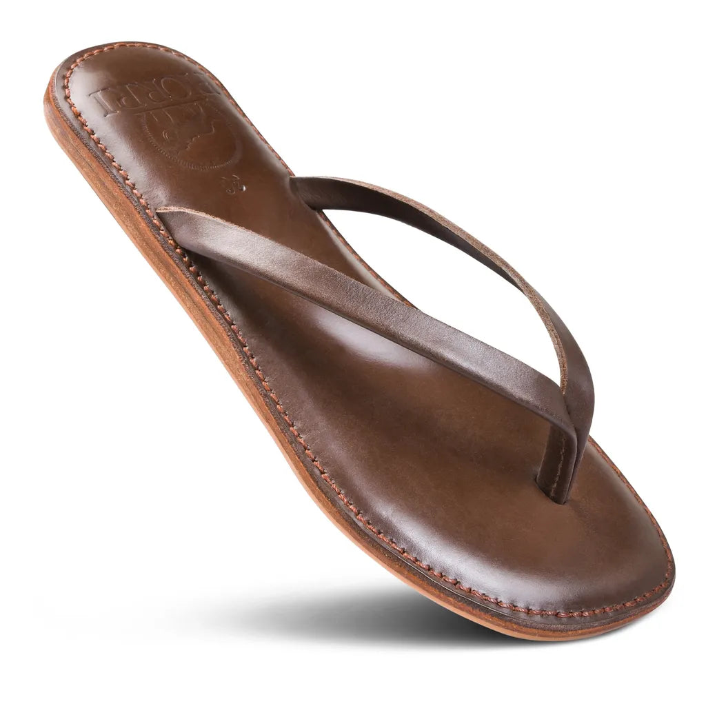 Piorri Aeris Women's Genuine Leather Comfort Slide Sandals - PL3293