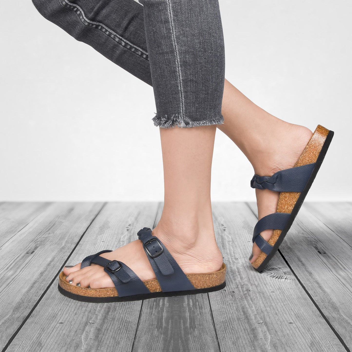 Aerothotic - Irenic Strappy womens Slide Sandals - PU1108