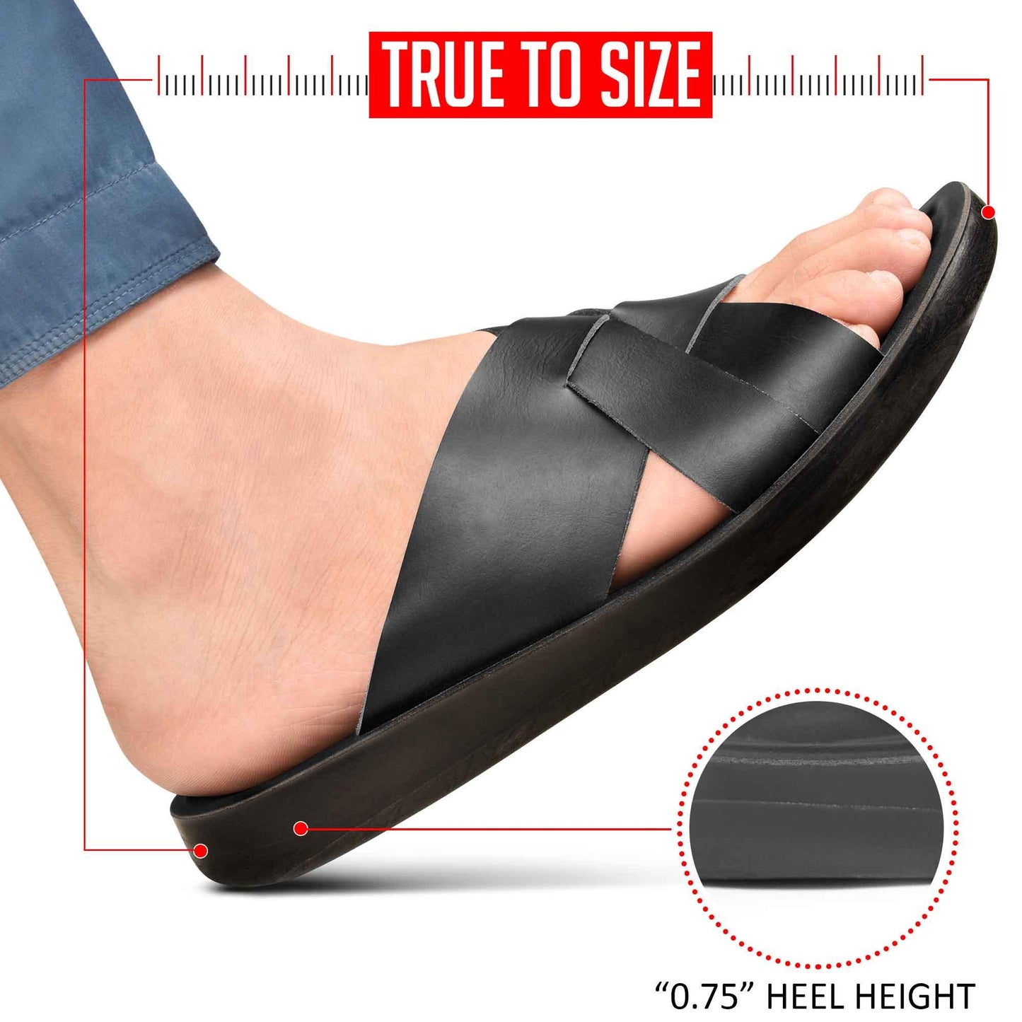 AEROTHOTIC Spruce Men’s Comfortable Fashion Slide Sandals – Original Thailand Imported – M1313