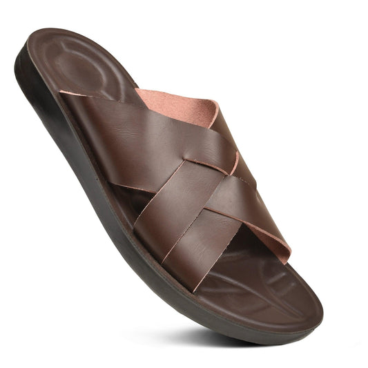 AEROTHOTIC Spruce Menâs Comfortable Fashion Slide Sandals â Original Thailand Imported â M1313