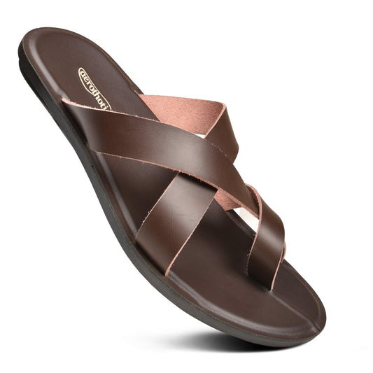 AEROTHOTIC Fraser Menâs Split Toe Comfortable Strappy Sandals â Original Thailand Imported â M1704