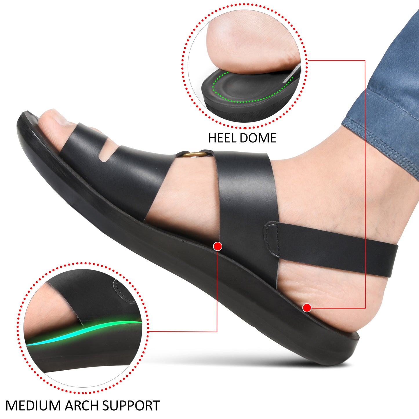 AEROTHOTIC Meir Comfortable Casual Sandals for Men – Original Thailand Imported – M1113