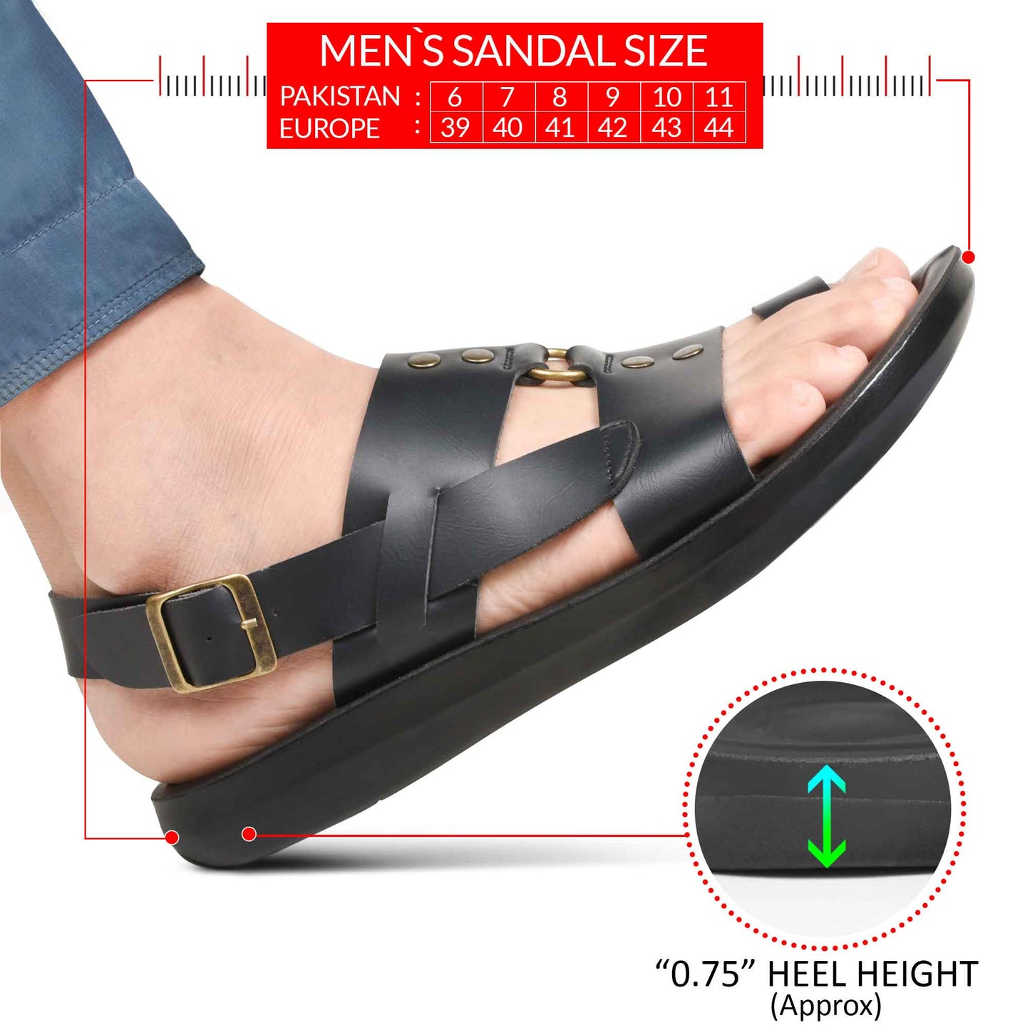 AEROTHOTIC Meir Comfortable Casual Sandals for Men – Original Thailand Imported – M1113