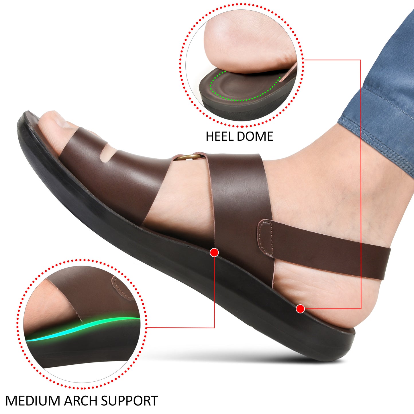 AEROTHOTIC Meir Comfortable Casual Sandals for Men – Original Thailand Imported – M1113