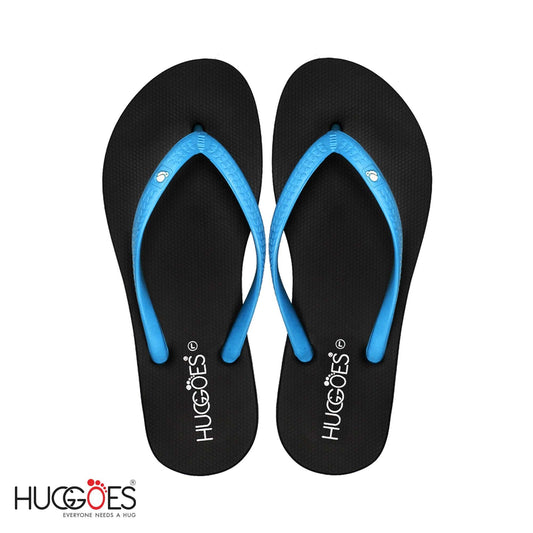 Huggoes by Aerothotic - Ebony Women Flip Flops Slippers - Original Thailand Imported - BK1
