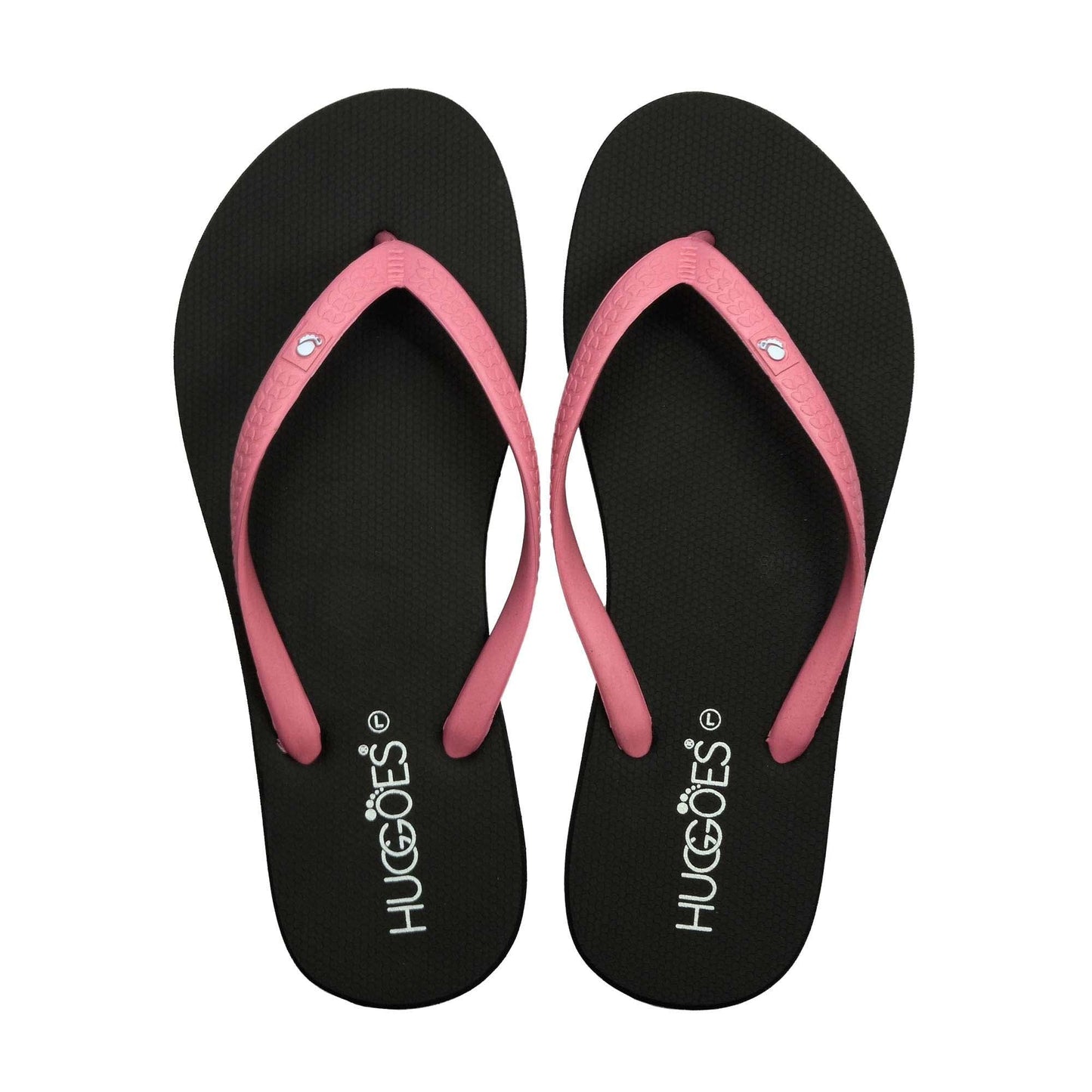 Huggoes by Aerothotic - Ebony Women Flip Flops Slippers - Original Thailand Imported - BK1