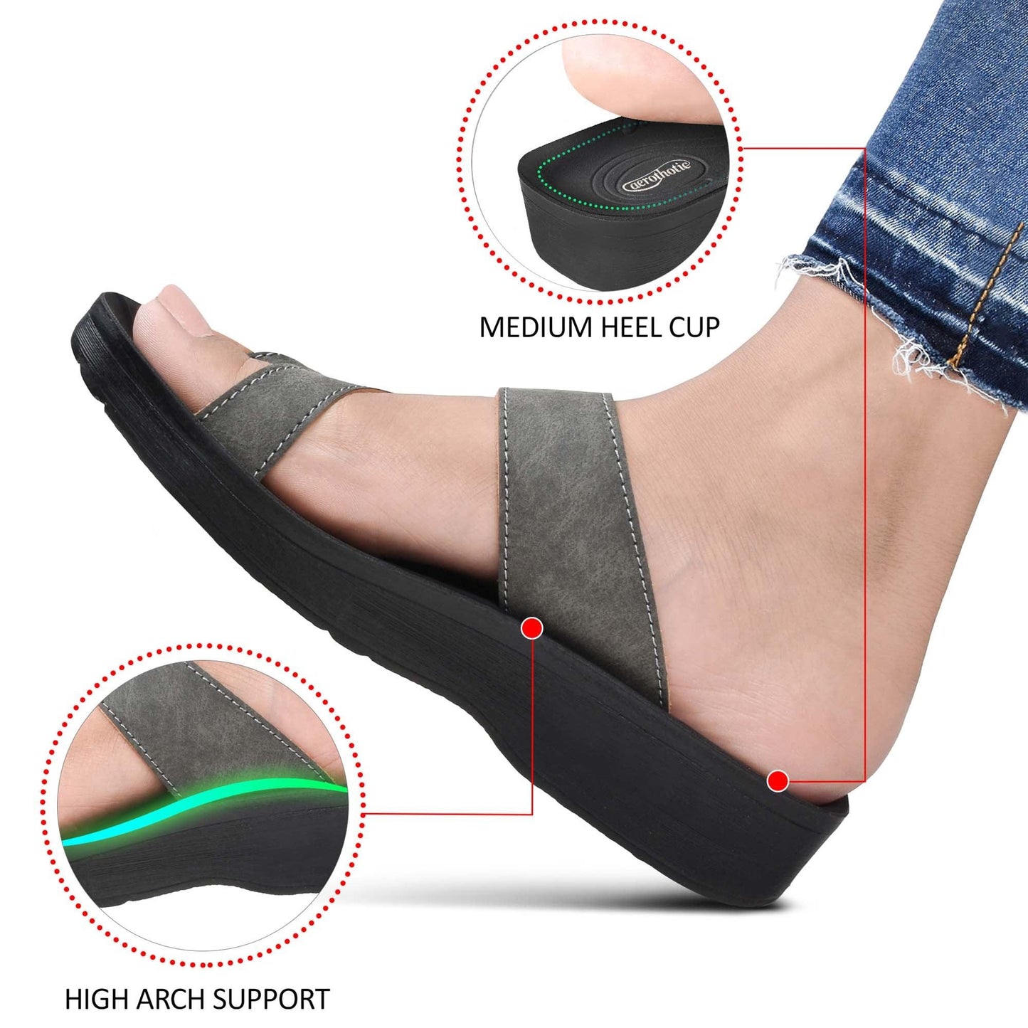 AEROTHOTIC Odal Split Toe Women Arch Support Sandals - Original Thaila ...